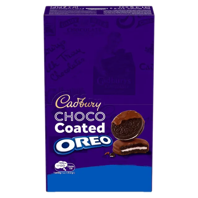 Cadbury Choco Coated Oreo Biscuits, 9x31.3g