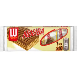 Nouba Chocolate Coated Wafer, 10x17.5g