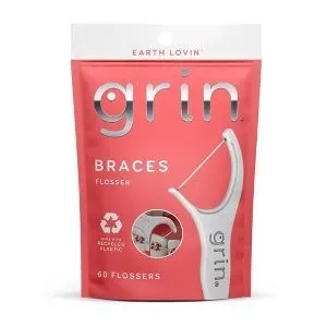 Grin Braces Flossers, 60 Pieces