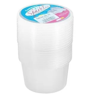 Sparkles Plastic Container, 500cc