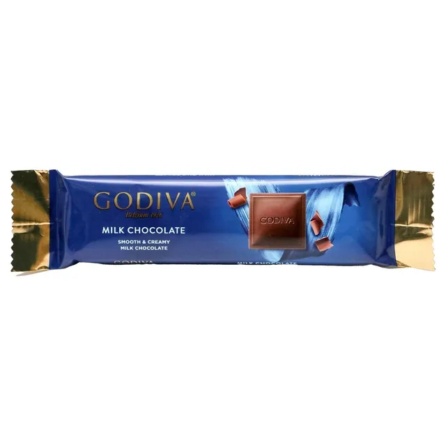 Godiva Milk Chocolate Bar, 4x32g