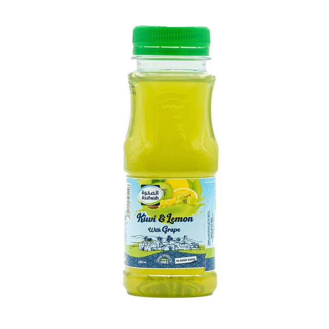 A'Safwah Natural Kiwi Lemon Juice No Added Sugar, 200ml
