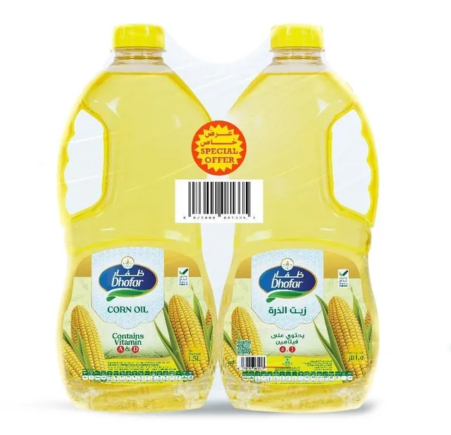 ظفار زيت ذرة، 2x1.5لتر