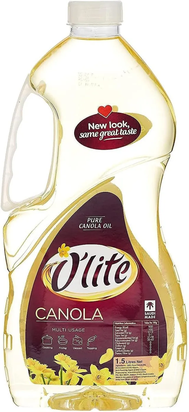 O'Lite Pure Canola Oil, 1.5L
