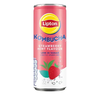 Lipton Kombucha Strawberry Mint Drink, 250ml