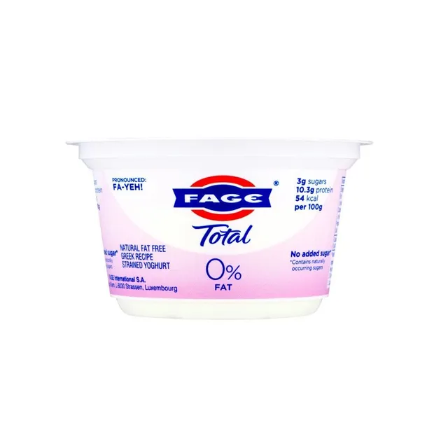 Fage Total 0% Fat Natural Greek Yoghurt, 150g