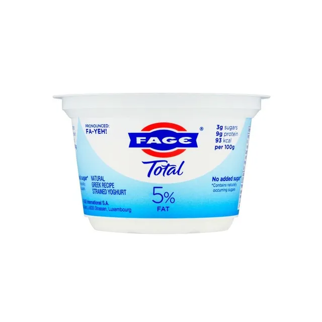 Fage Total 5% Fat Natural Greek Yoghurt, 150g