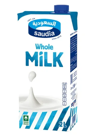 سعودية حليب كامل الدسم 2 لتر