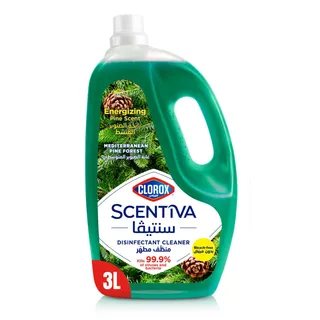 Clorox Scentiva Disinfectant Floor Cleaner Mediterranean Pine Forest 3L