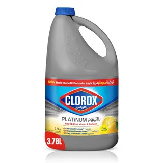 Clorox Platinum Crisp Lemon Bleach, 3.78L