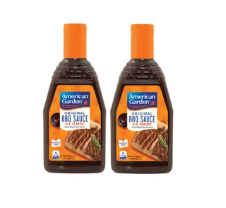 American Garden Original BBQ Sauce, 2x510g