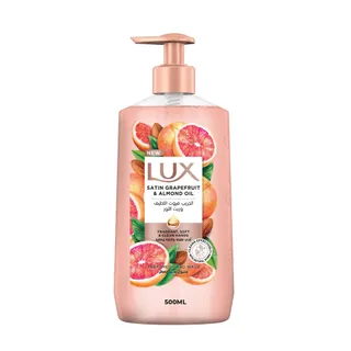 Lux Perfumed Hand Wash Satin Grapefruit and Almond Oil 500ml