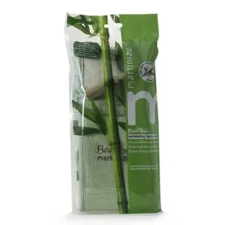 Martini Exfoliating Back Strap Loofah/Soft Bamboo Fibre