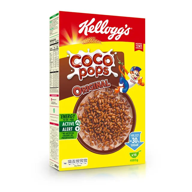 Kellogg's Coco Pops Chocolate Cereal, 480g