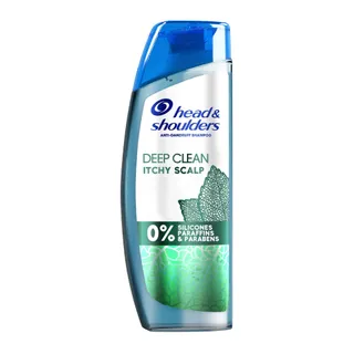 Head & Shoulders Deep Clean Anti Dandruff Shampoo for Severe Itchy Scalp 400ml