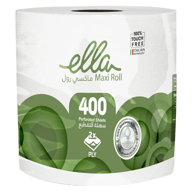 Ella Maxi Roll 2 Ply, 400 Sheets