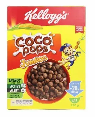 Kellogg's Coco Pops Jumbos Chocolate Cereal, 330g