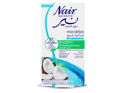 Nair Cold Coconut Milk Wax Strips, 8 Pieces