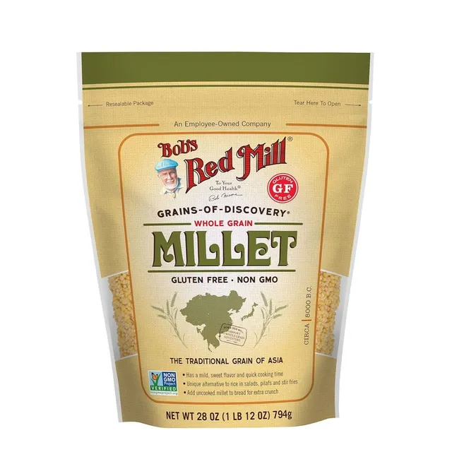 Bob's Red Mill Whole Grain Hulled Millet Gluten Free 28 oz