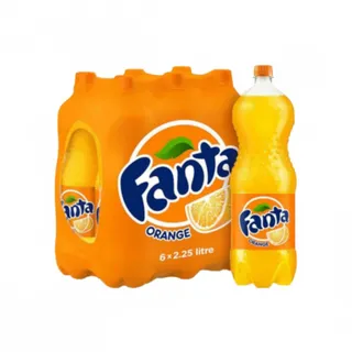 Fanta Orange Family Bottle 6 pcs x 2.25 L