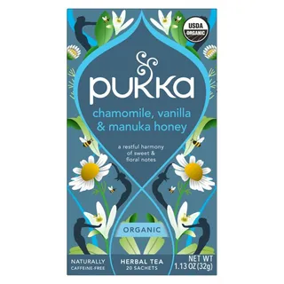 Pukka Organic Tea with Chamomile, Vanilla & Manuka Honey, 20 Pieces