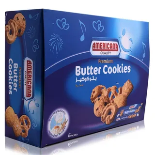 أمريكانا بسكويت زبدة 100 g 5 + 1 Free