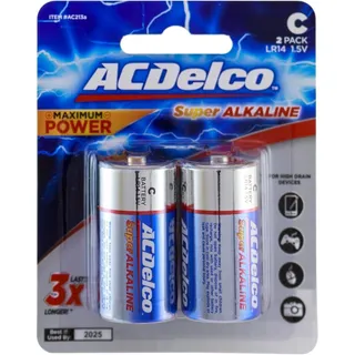 ACDelco ألكالاين C2 بطارية 2 pc