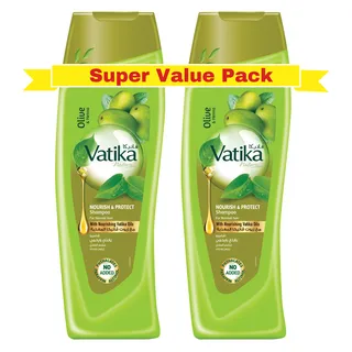 دابور فاتيكا شامبو تغذية وحماية زيتون وحناء 400 ml x 2 قطع