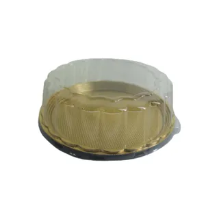 Golden Cake Container Round Lid, 2 oz