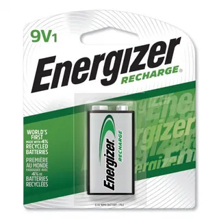 Energizer Recharge 9V Alkaline Battery, 1 Piece