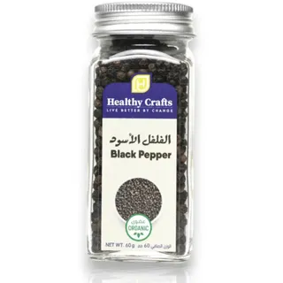 Healthy Crafts Organic Black Pepper 60g