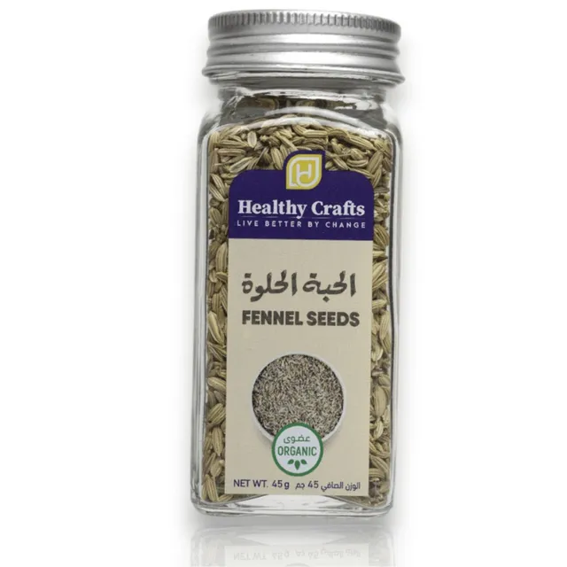 Healthy Crafts Organic Fennel Seeds, 45g