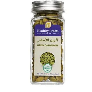 Healthy Crafts Organic Green Cardamom, 35g