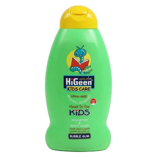 HiGeen Nino Kids Care Bubble Gum Shampoo And Body Wash, 500ml