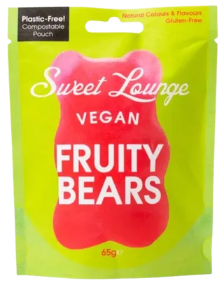 Sweet Lounge Fruity Bears Pouch, 10x65g
