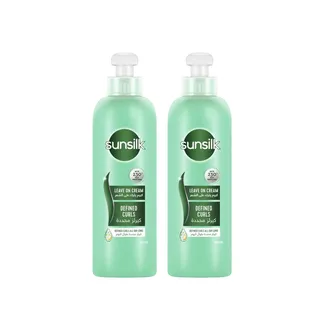Sunsilk Defined Curls Leave-On Cream, 2x200ml