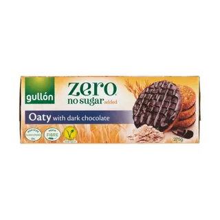 Gullon Zero Oaty with Dark Chocolate Oat Biscuits - No Added Sugar, 275g