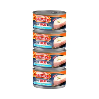 المزرعة تونة صلبة خفيفة في ماء, 4x170g