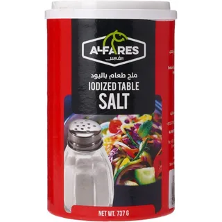 Al Fares Iodized Table Salt, 737g