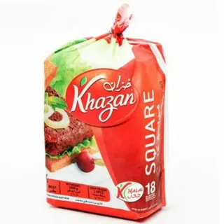 Khazan Beef Square Burger, 20 Pieces, 1008g