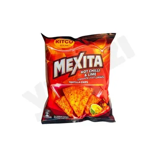 Kitco Mexita Hot Chilli & Lime Tortilla Chips 48g