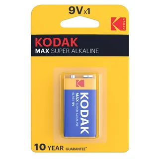 Kodak Max Alkaline 9V Battery 1 Pack