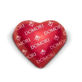 Domori Chocolate in Heart Tin Box, 250 G