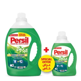Persil Deep Clean Plus Technology White Flower Gel Laundry Detergent Liquid, 2.9L
