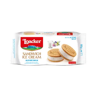Loacker Alpine Milk Sandwich Ice Cream