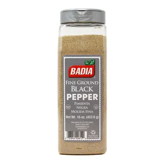 Badia Pepper Black Ground Fine 16 oz
