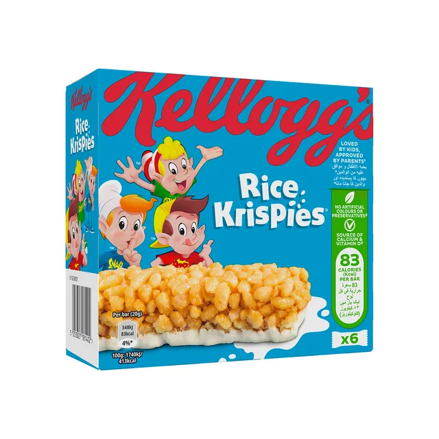 Kellogg's Rice Krispies Cereal Milk Bar 6 pcs x 20 g