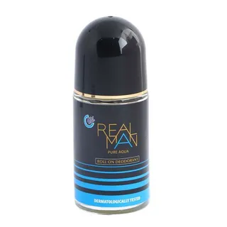 ريل مين بيور أكوا رول أون مزيل عرق، 50ml