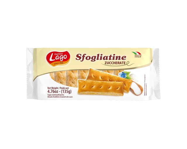 Gastone Lago Sfogliatine Zuccherate Puff Pastry, 2x135g
