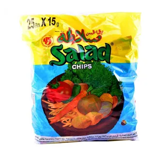 شيبس بطاطس سلطة, 25×15جم